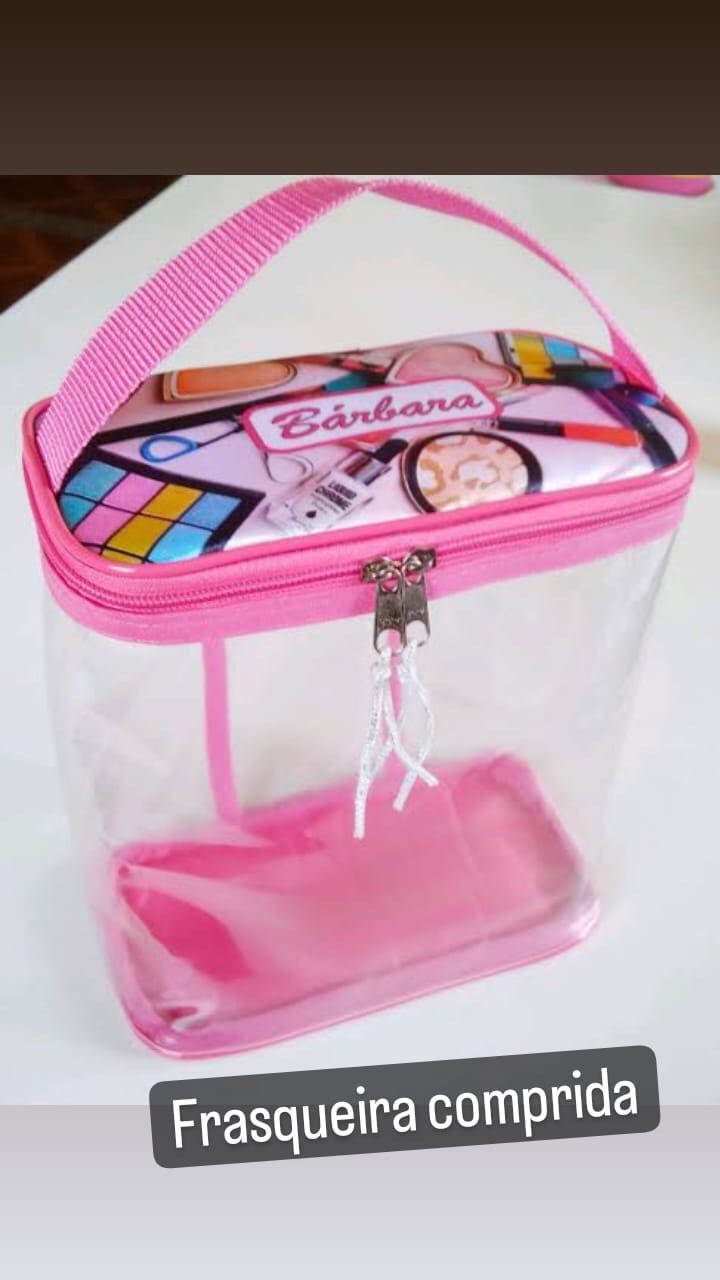 Frasqueira transparente 20x10x22