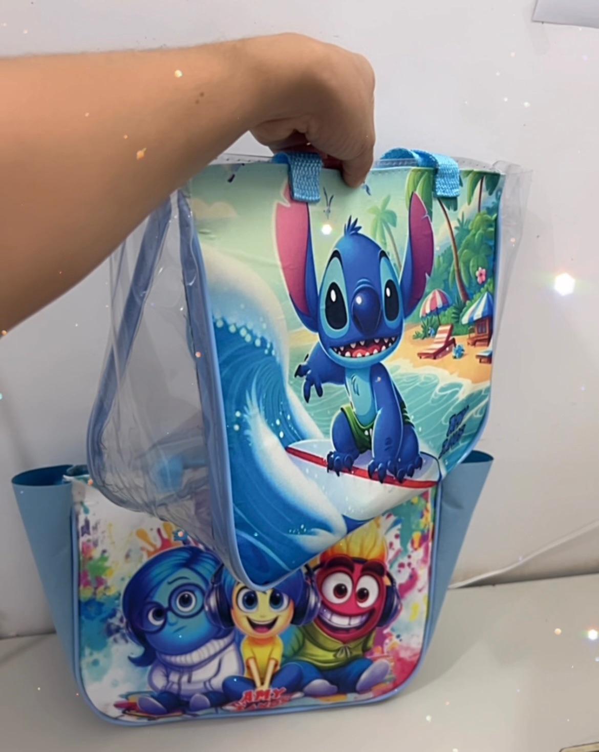 Bolsa sacola AMY transparente 25 x 32 x 10